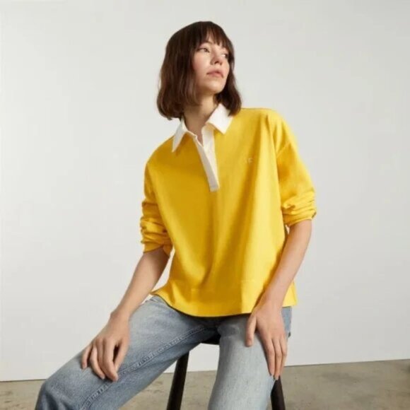 Everlane Yellow Rugby Shirt - Picture 2 of 10